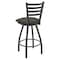 Holland Bar Stool Co 30" Swivel Bar Stool, Pewter Finish, Graph Chalice Seat X410 - alternate 4